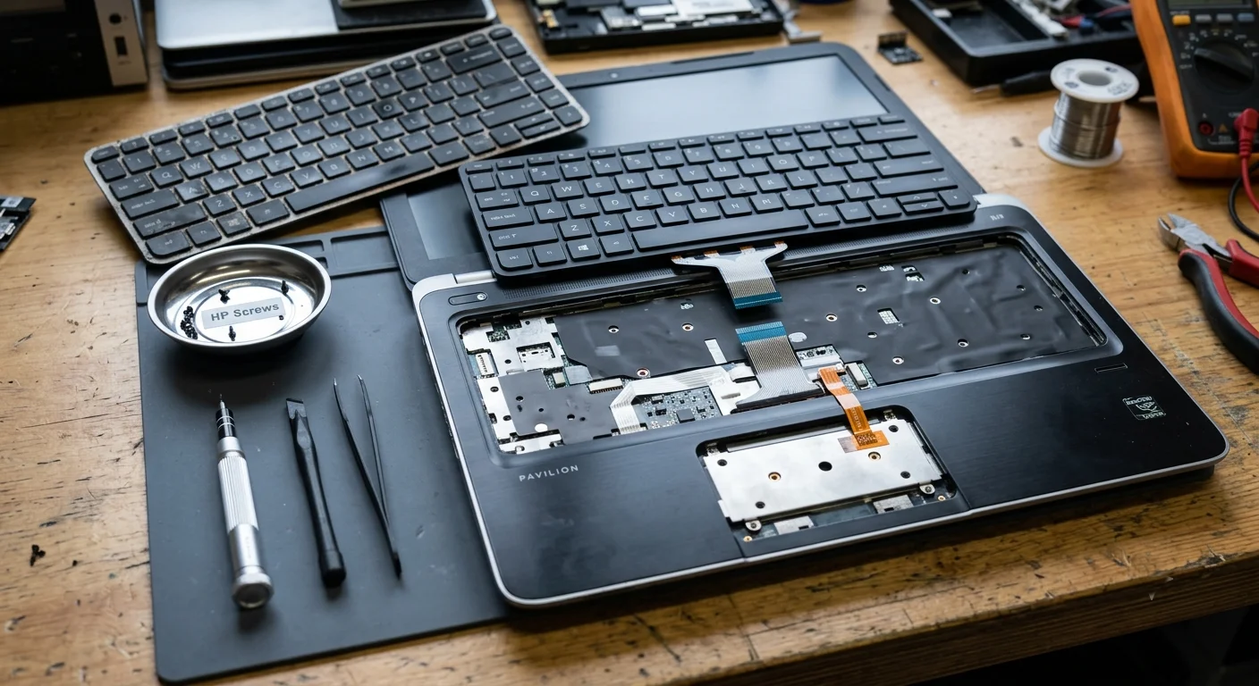 Water & Liquid Damaged Keyboard 