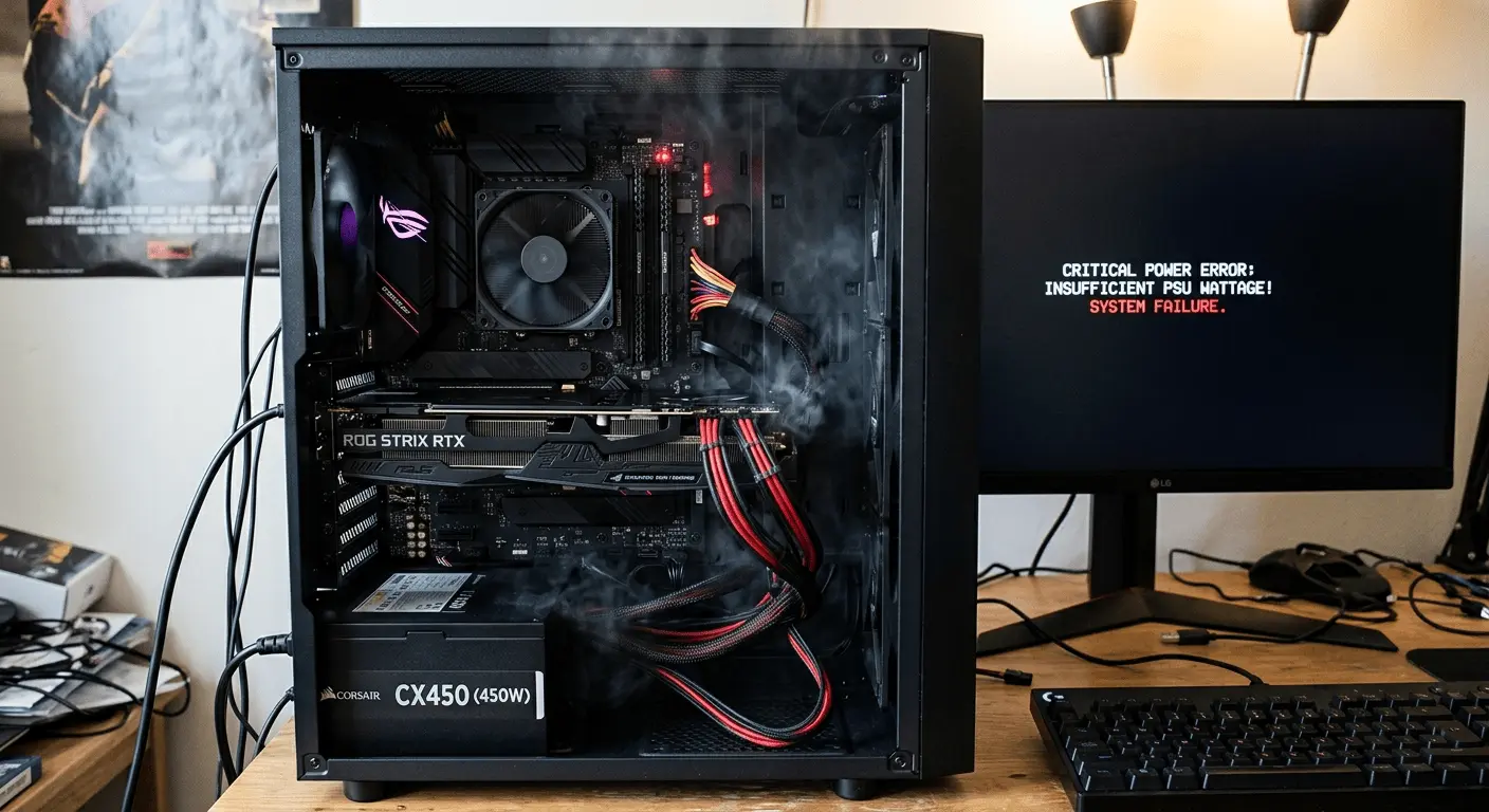 Insufficient PSU Wattage