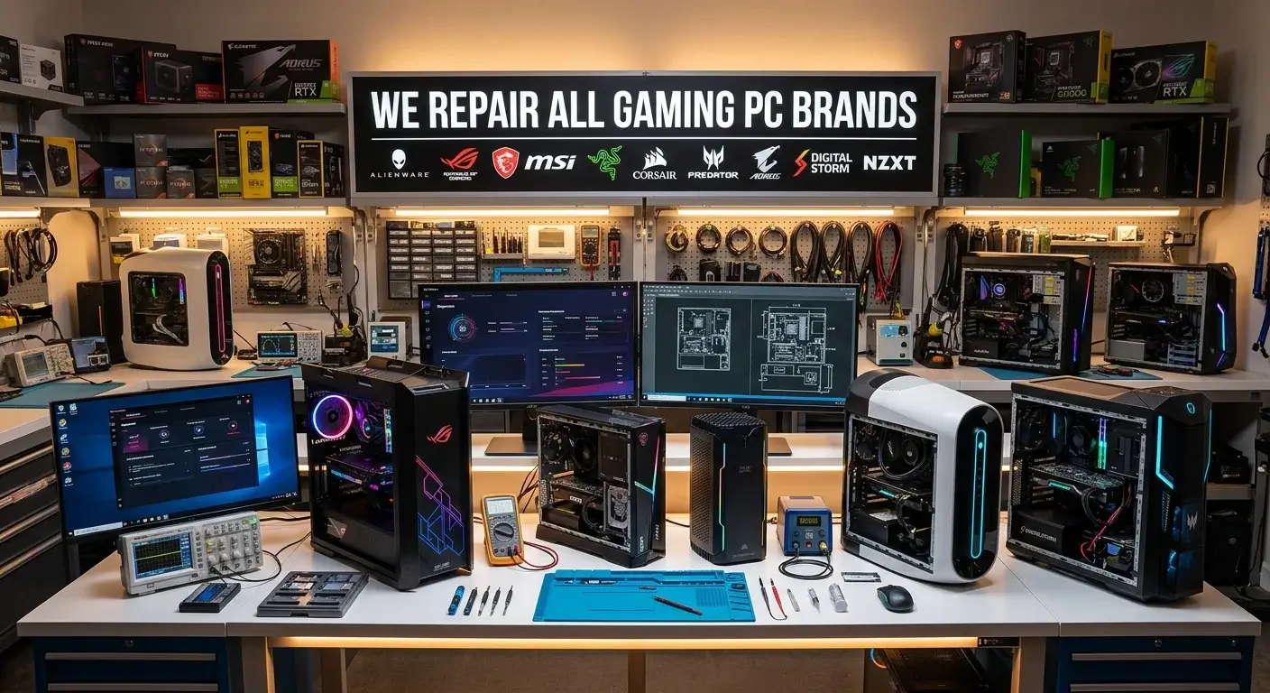 we repair all gaming pc brands